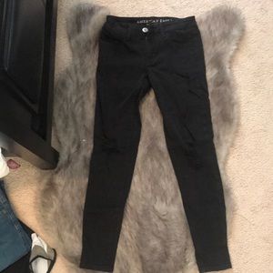 Black American Eagle Jegging size 0Short